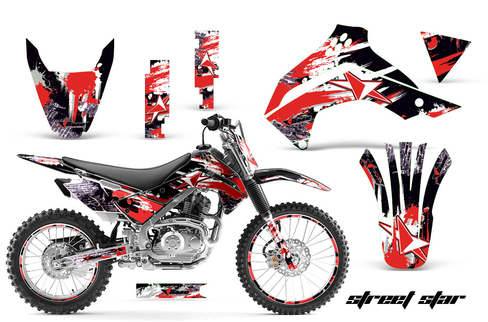 Kawasaki KLX 140 2008 2012 Graphic Kit STS R NPs